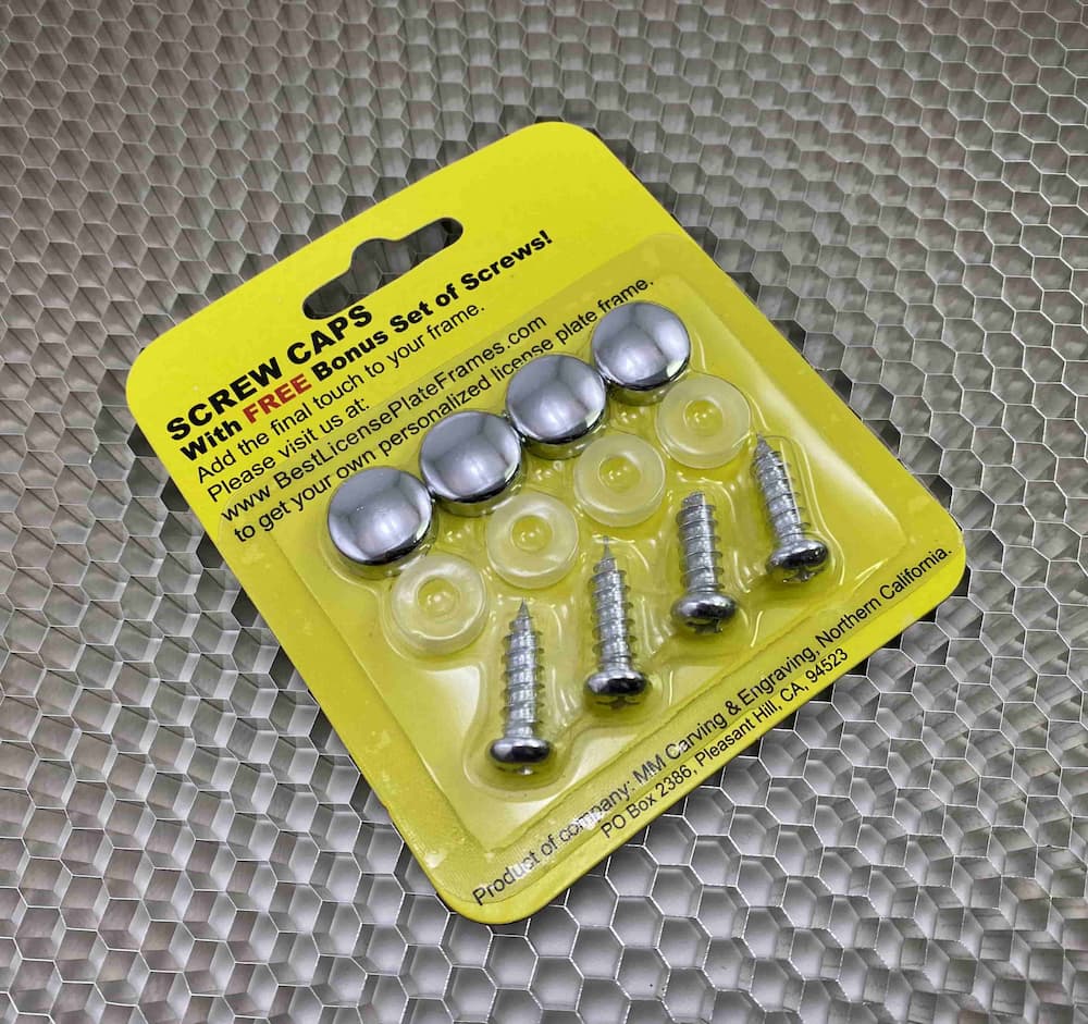 Screw Covers Plastic Chrome